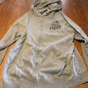 Neff Full Zip Hoodie Size Large
